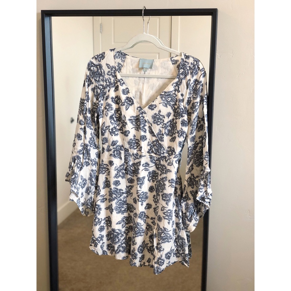 Skies Are Blue Floral Mini Dress